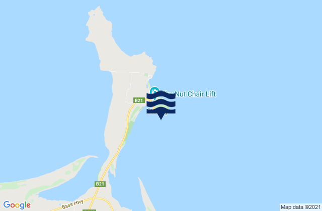 Mapa de mareas Stanley Harbour, Australia
