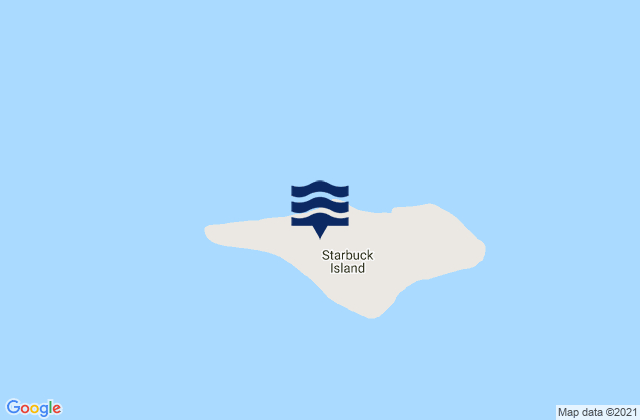 Mapa de mareas Starbuck, Kiribati