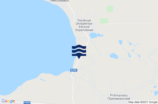 Mapa de mareas Staroshcherbinovskaya, Russia