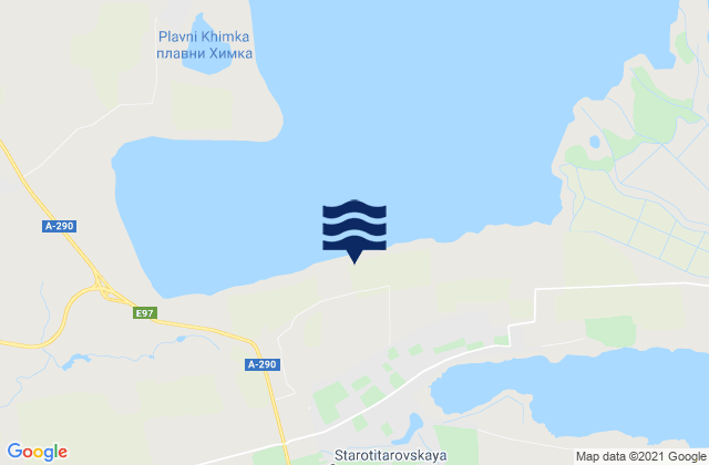 Mapa de mareas Starotitarovskaya, Russia