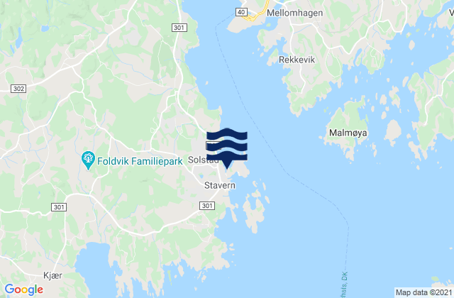 Mapa de mareas Stavern, Norway