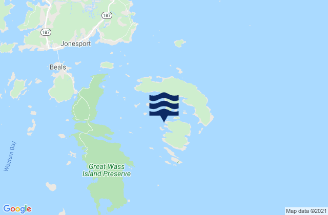 Mapa de mareas Steele Harbor Island, United States