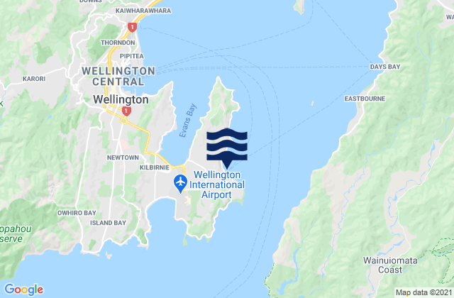 Mapa de mareas Steeple Rock, New Zealand