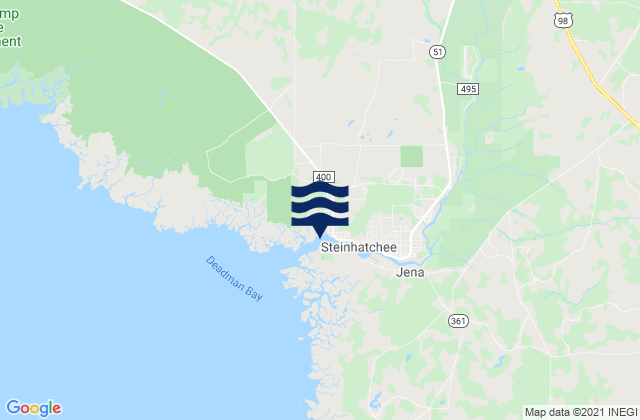 Mapa de mareas Steinhatchee, United States
