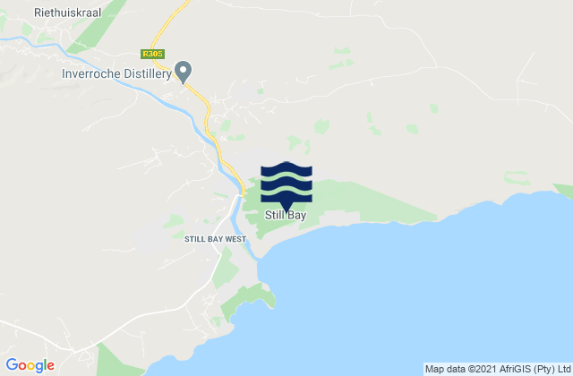 Mapa de mareas Stillbaai, South Africa