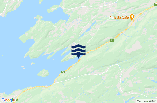 Mapa de mareas Stjørdal, Norway