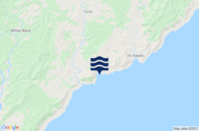Mapa de mareas Stony Bay, New Zealand