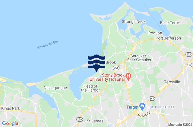 Mapa de mareas Stony Brook, United States