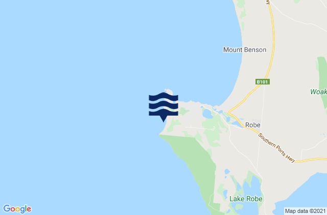 Mapa de mareas Stony Rise, Australia