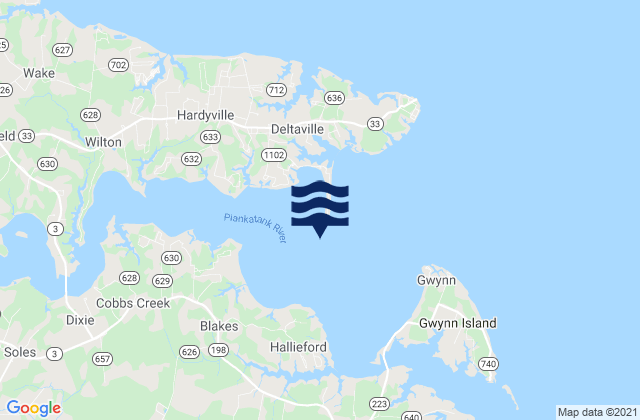 Mapa de mareas Stove Point, United States