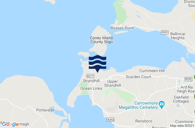 Mapa de mareas Strandhill, Ireland