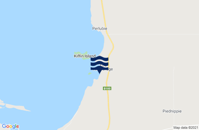 Mapa de mareas Streaky Bay, Australia