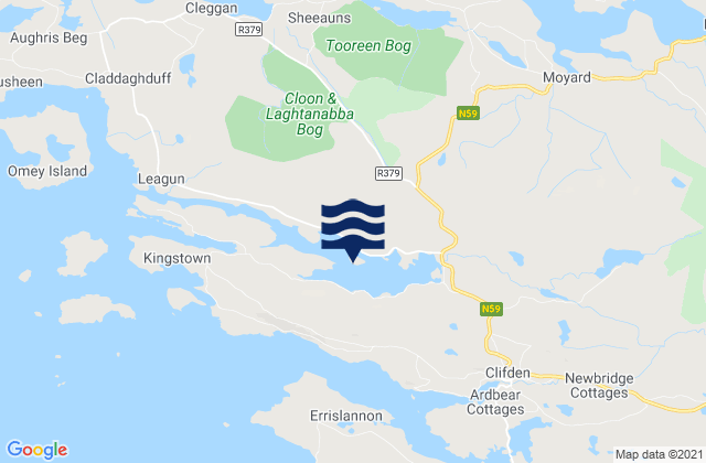 Mapa de mareas Streamstown Bay, Ireland
