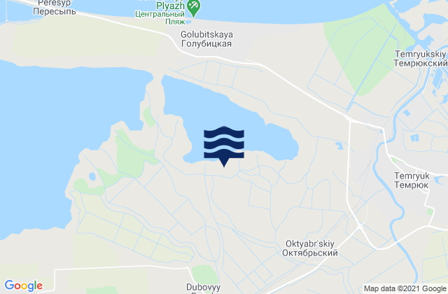Mapa de mareas Strelka, Russia