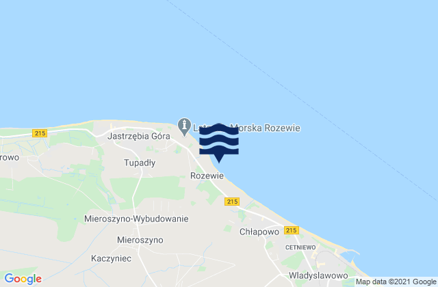 Mapa de mareas Strzelno, Poland