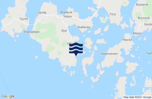 Mapa de mareas Sturkö, Sweden