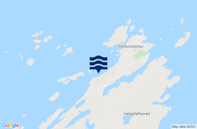 Mapa de mareas Stykkishólmsbær, Iceland