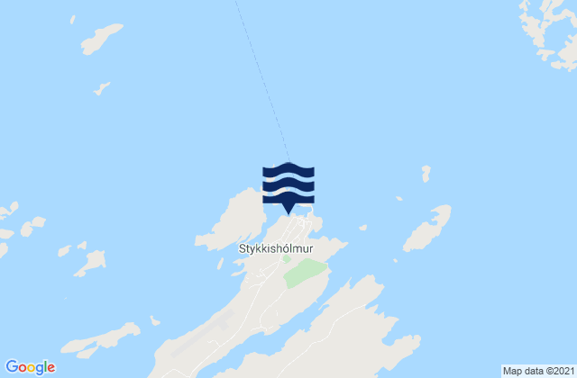 Mapa de mareas Stykkishólmur, Iceland