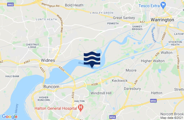Mapa de mareas Suckers, United Kingdom