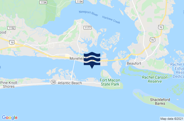 Mapa de mareas Sugarloaf Island 0.2 mile S of, United States