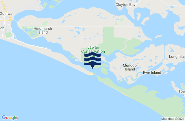 Mapa de mareas Sugars Beach, Australia