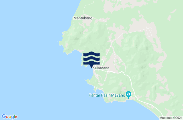 Mapa de mareas Sukadana (Sukadana Bay), Indonesia