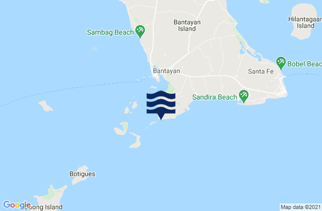 Mapa de mareas Sulangan, Philippines