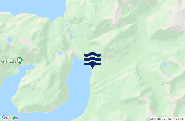 Mapa de mareas Sullivan Bay, Canada