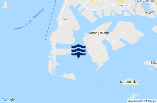 Mapa de mareas Sultan Shoal Lighthouse, Singapore