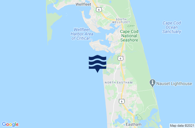 Mapa de mareas Sunken Meadow Beach, United States