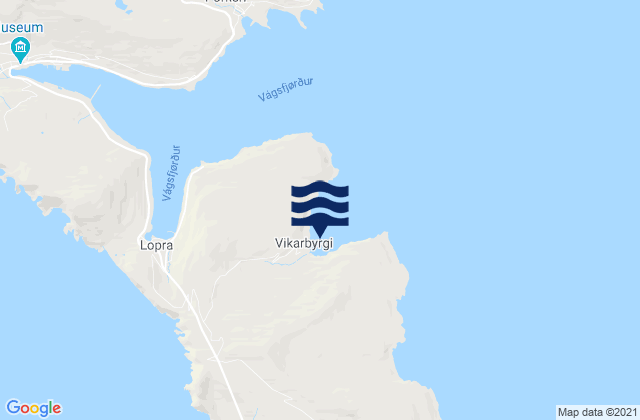Mapa de mareas Sunnbøur, Faroe Islands