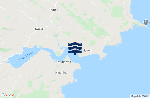 Mapa de mareas Surat Bay, New Zealand