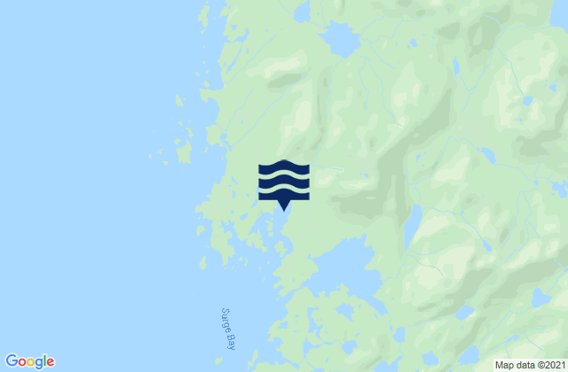 Mapa de mareas Surge Bay, United States