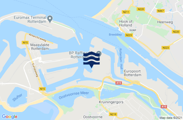 Mapa de mareas Suurhoffbrug noordzijde, Netherlands