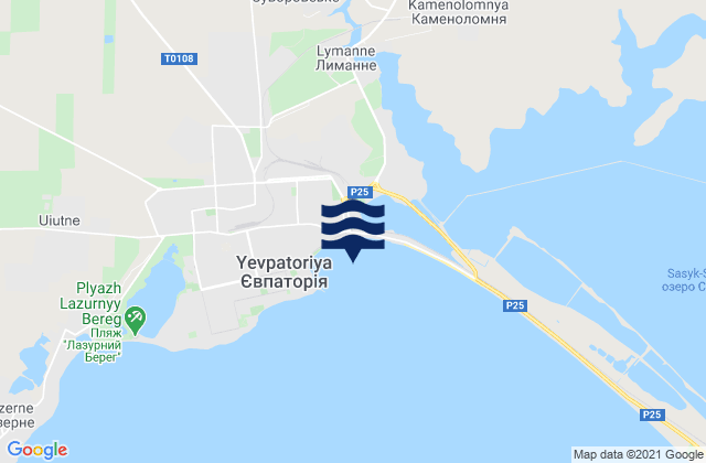 Mapa de mareas Suvorovskoye, Ukraine