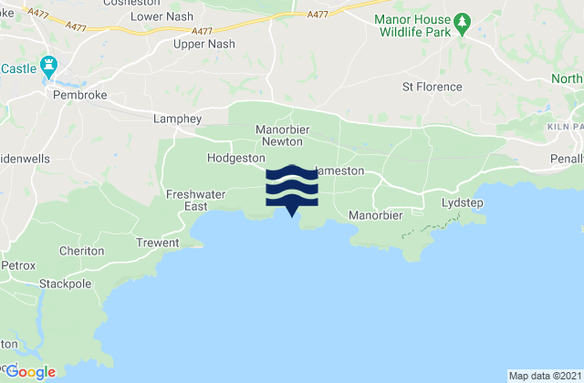 Mapa de mareas Swanlake Bay Beach, United Kingdom