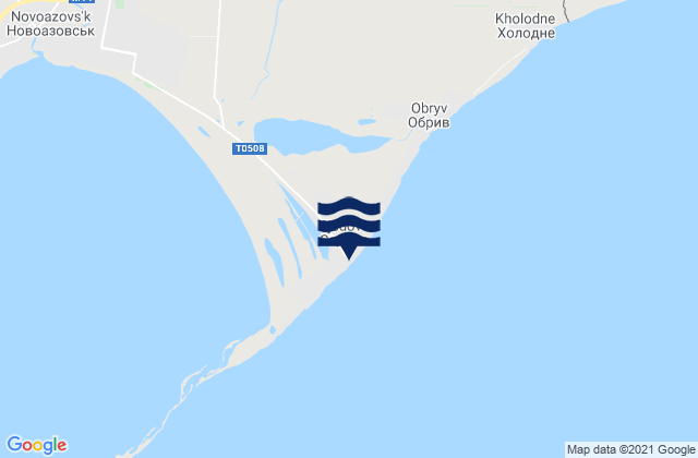 Mapa de mareas Syedove, Ukraine
