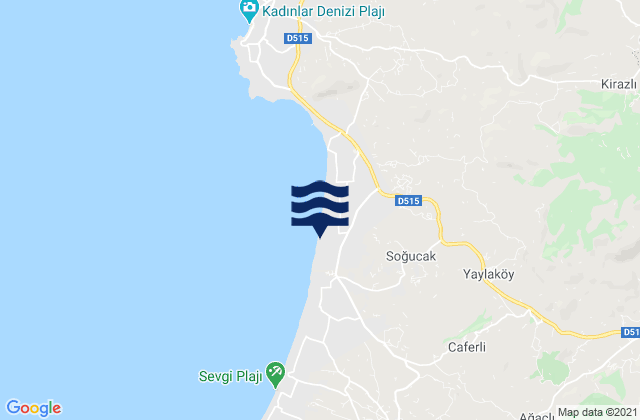 Mapa de mareas Söke, Turkey
