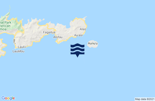 Mapa de mareas Sā‘ole County, American Samoa
