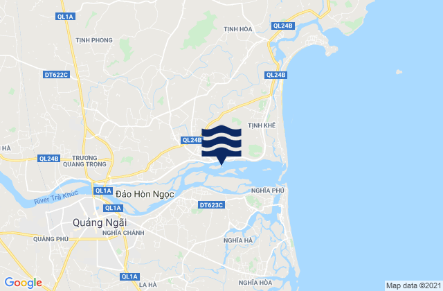 Mapa de mareas Sơn Tịnh, Vietnam
