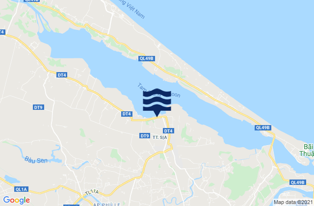Mapa de mareas Sịa, Vietnam