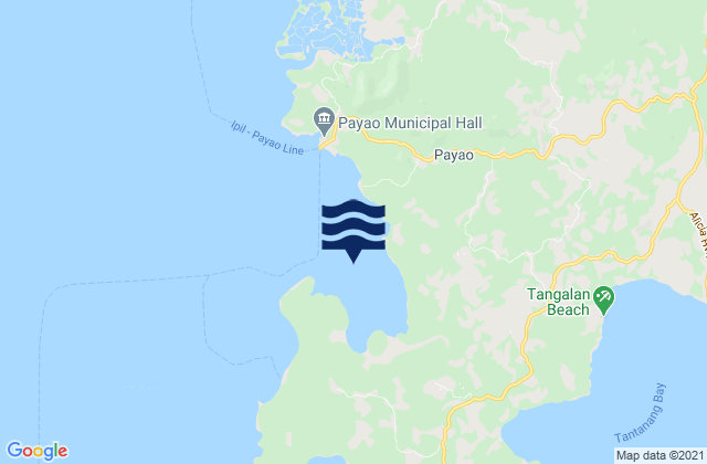 Mapa de mareas Taba Bay, Philippines