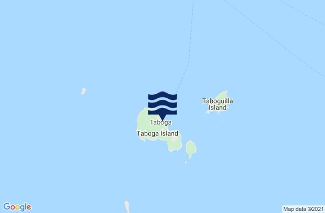 Mapa de mareas Taboga, Panama