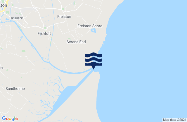Mapa de mareas Tabs Head, United Kingdom
