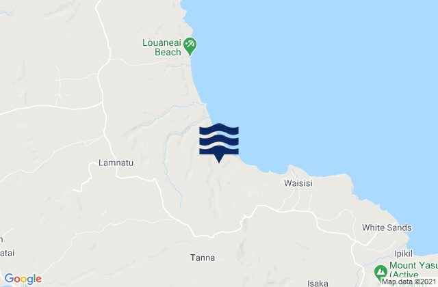Mapa de mareas Tafea Province, Vanuatu