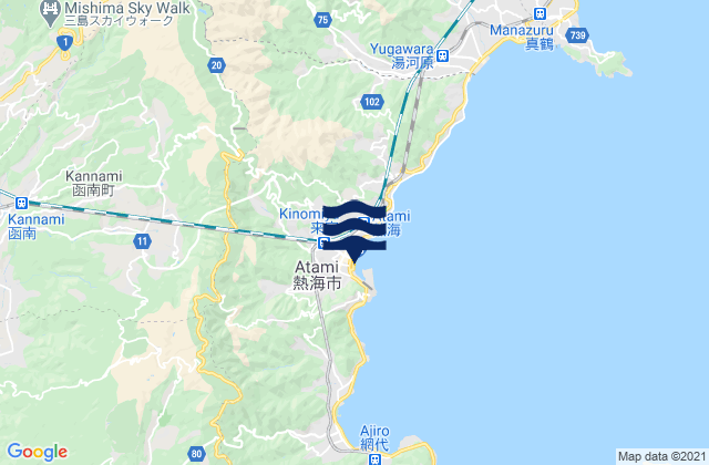 Mapa de mareas Tagata-gun, Japan