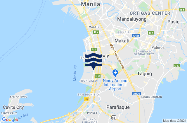 Mapa de mareas Taguig, Philippines