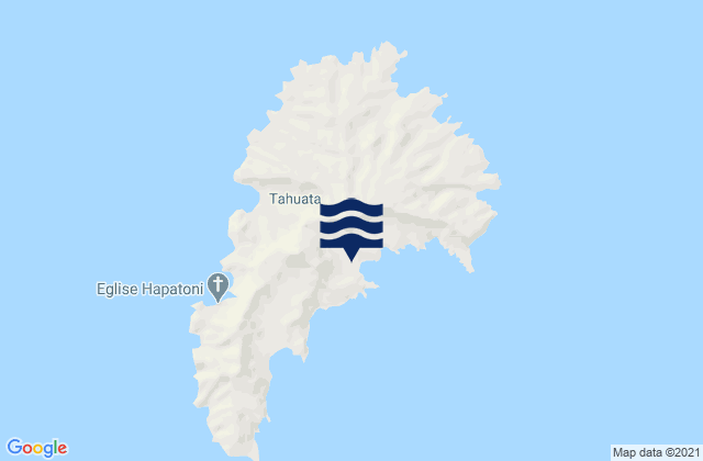 Mapa de mareas Tahuata, French Polynesia
