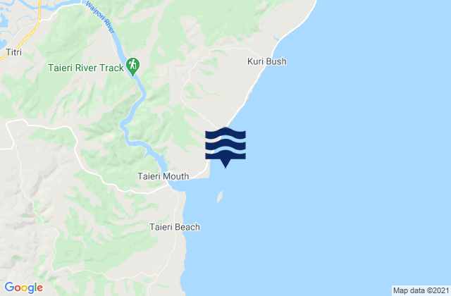 Mapa de mareas Taieri Island/Moturata, New Zealand