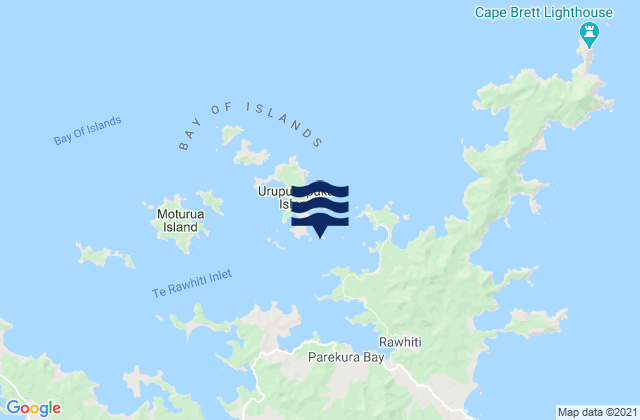 Mapa de mareas Taiharuru Bay, New Zealand